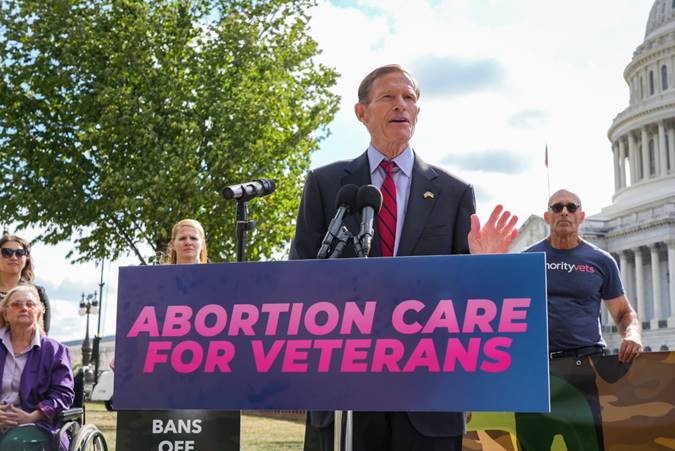 Blumenthal joined advocacy groups and Members of Congress to condemn efforts to restrict abortion access and support the U.S. Department of Veteran Affairs’ (VA) in providing abortion access and reproductive health care to veterans.  